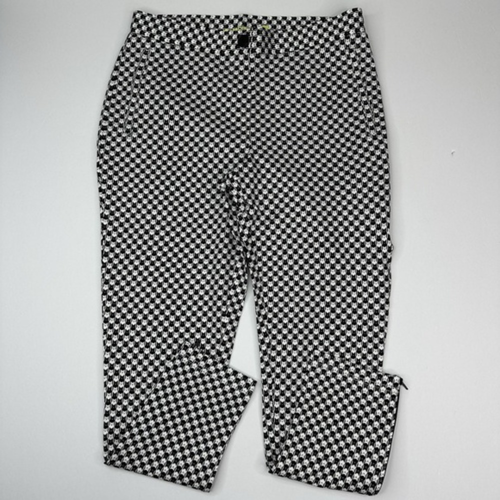 Betabrand Women's NWT Catstooth Skinny-Leg Pencil‎ Dress Yoga Pant Medium Petite